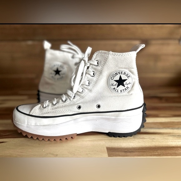 Converse Shoes - Converse Run Star Hike High Black Saffron 2020. Platform W size 8